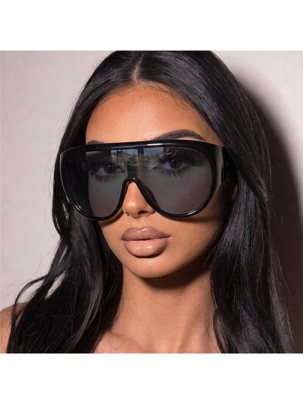 Oversized Tinted Lenses Sunglasses